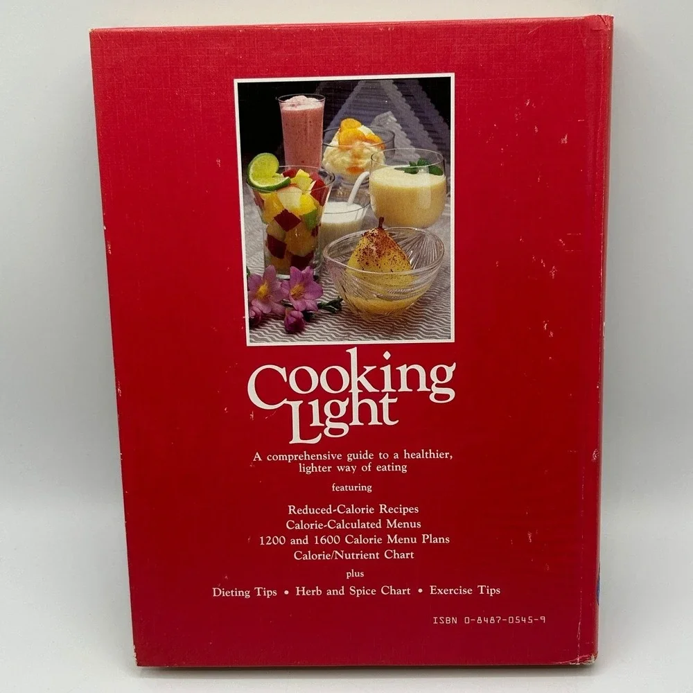 1983 Southern Living Cooking Light Cookbook Healthy Recipes Hardcover Illustrate